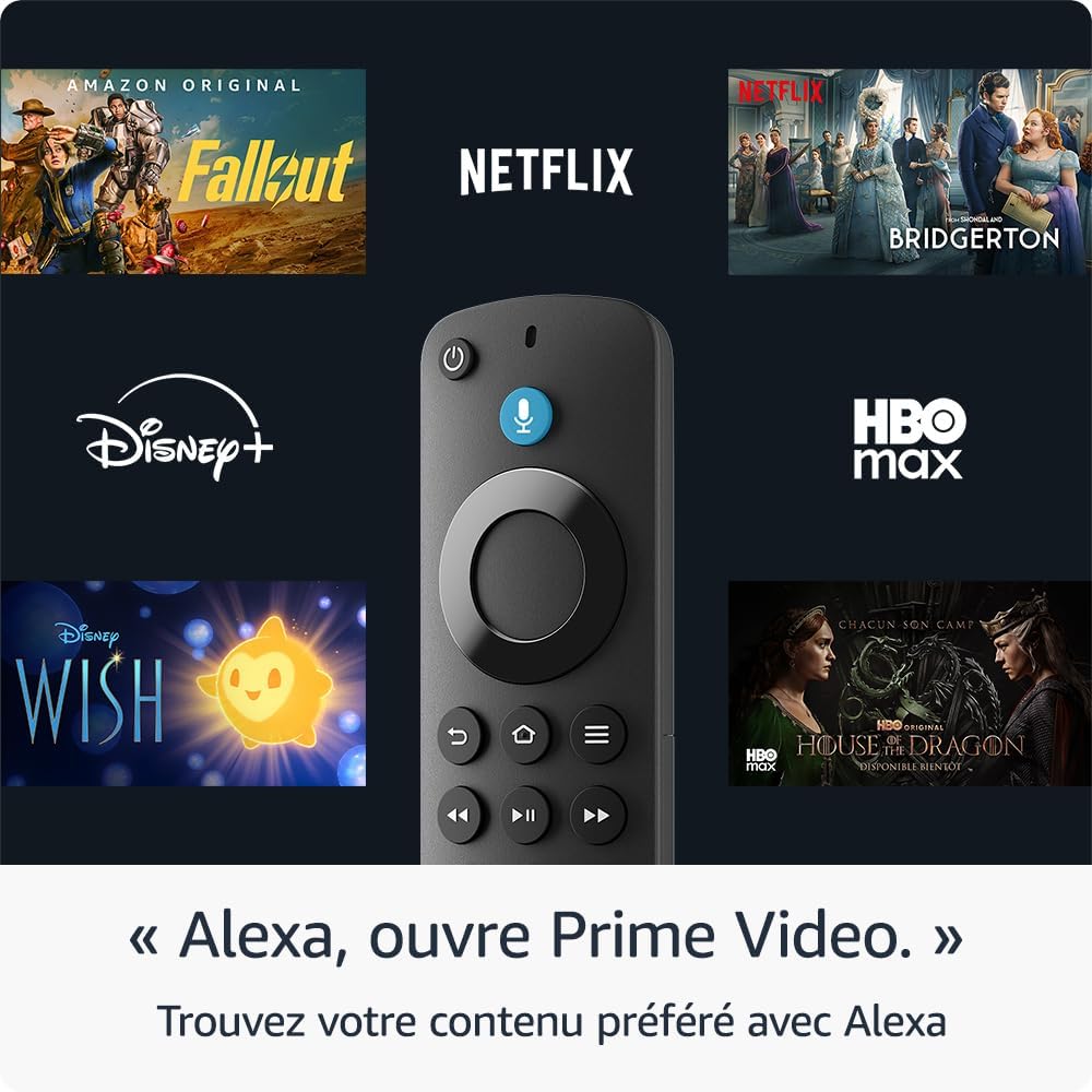 Amazon Fire TV Stick HD, free and live TV, Alexa Voice Remote, smart home controls, HD streaming