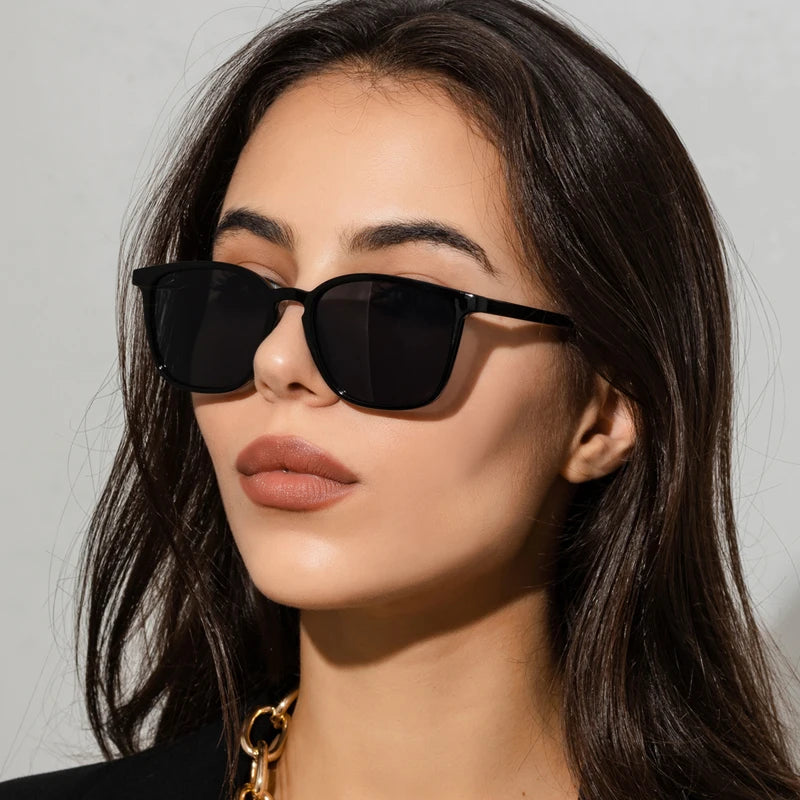Lot Lunettes de Soleil Femme – Style Y2K, Monture Rectangle, UV400