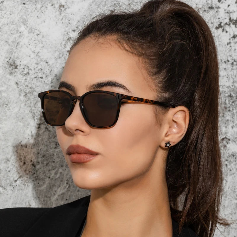 Lot Lunettes de Soleil Femme – Style Y2K, Monture Rectangle, UV400