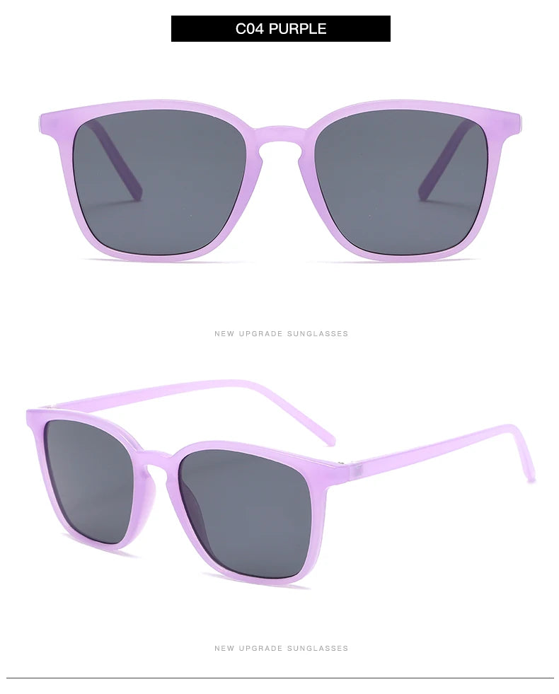 Lot Lunettes de Soleil Femme – Style Y2K, Monture Rectangle, UV400