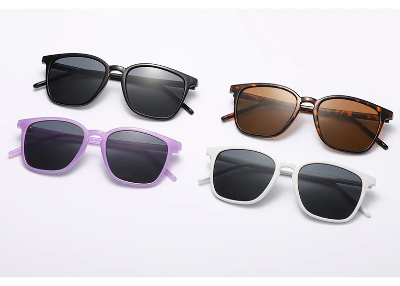 Lot Lunettes de Soleil Femme – Style Y2K, Monture Rectangle, UV400
