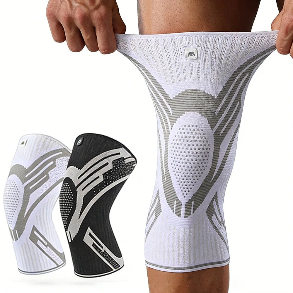 Genouillère de Compression Sport – Élastique, Respirante, Maintien Renforcé