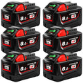 Batterie de Remplacement 18V 8.0Ah — Compatible Milwaukee M18