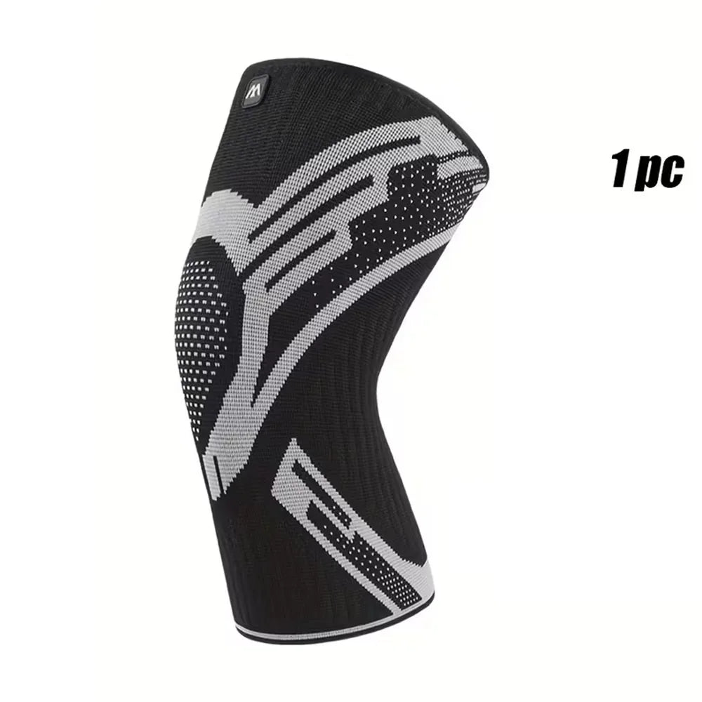 Genouillère de Compression Sport – Élastique, Respirante, Maintien Renforcé