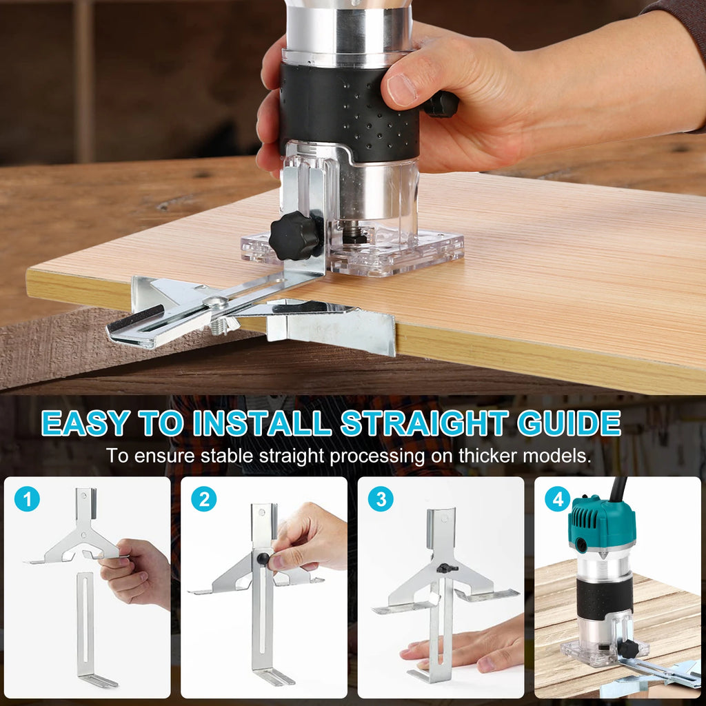 Fraiseuse Électrique Bois — Défonceuse Gravure & Rainurage 110V