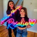 Enseigne Néon LED Personnalisée RGB – Contrôle App & Télécommande