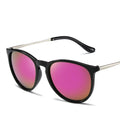 Lunettes de Soleil Vintage Monture Métal – Rondes, Unisexe, Verres Miroir