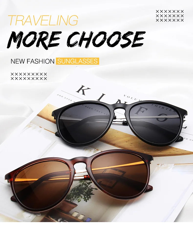 Lunettes de Soleil Vintage Monture Métal – Rondes, Unisexe, Verres Miroir
